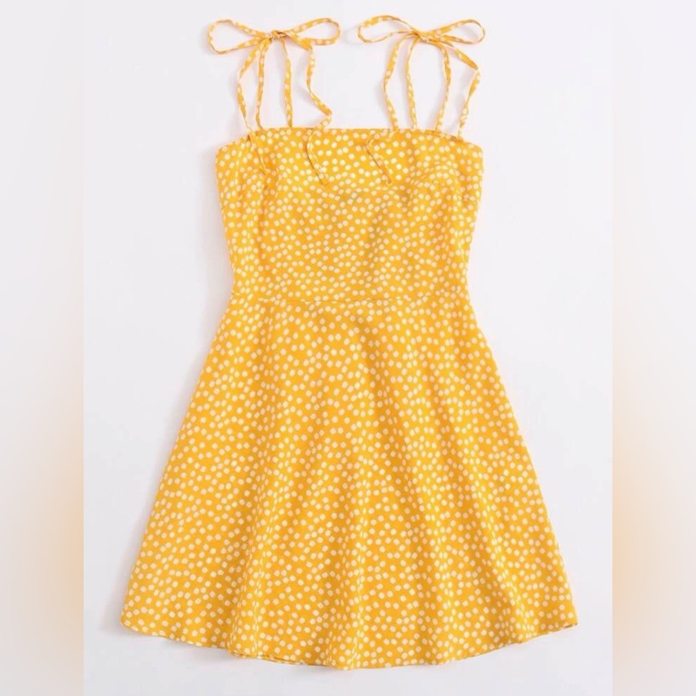 Yellow Floral Sun Dress
